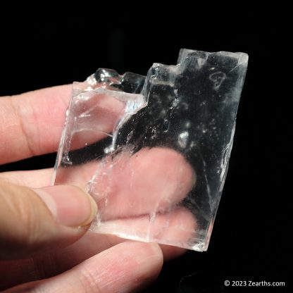 Transparent Halite Crystal from Soledar Salt Mines, Bakhmut, Ukraine