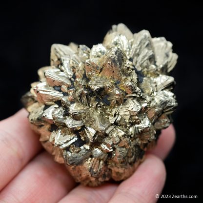 Pyrite "Flower" Pseudomorph after Marcasite Crystals from Abbottabad, KPK, Pakistan