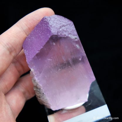 Well-Terminated Pink Spodumene Kunzite Crystal w/ Green Tourmaline Matrix, Dara-e-Pech, Afghanistan