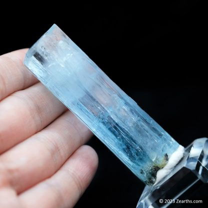 Lightly Etched Aquamarine Crystal from Shigar Valley, Skardu, Pakistan