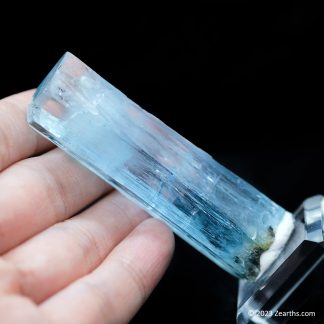 Lightly Etched Aquamarine Crystal from Shigar Valley, Skardu, Pakistan