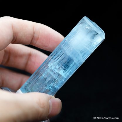 Lightly Etched Aquamarine Crystal from Shigar Valley, Skardu, Pakistan